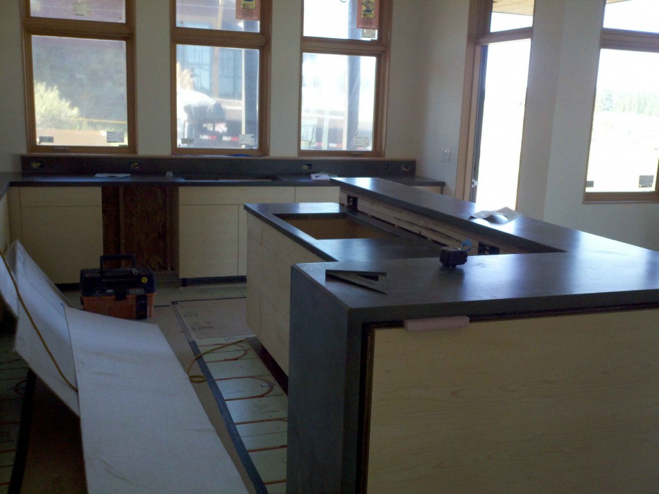 The Shevlin House Concrete Counter Tops Timberline Construction of